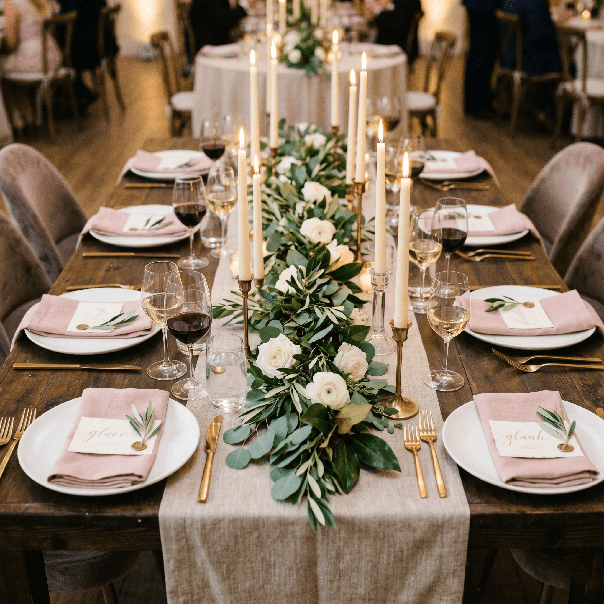 Table décorée